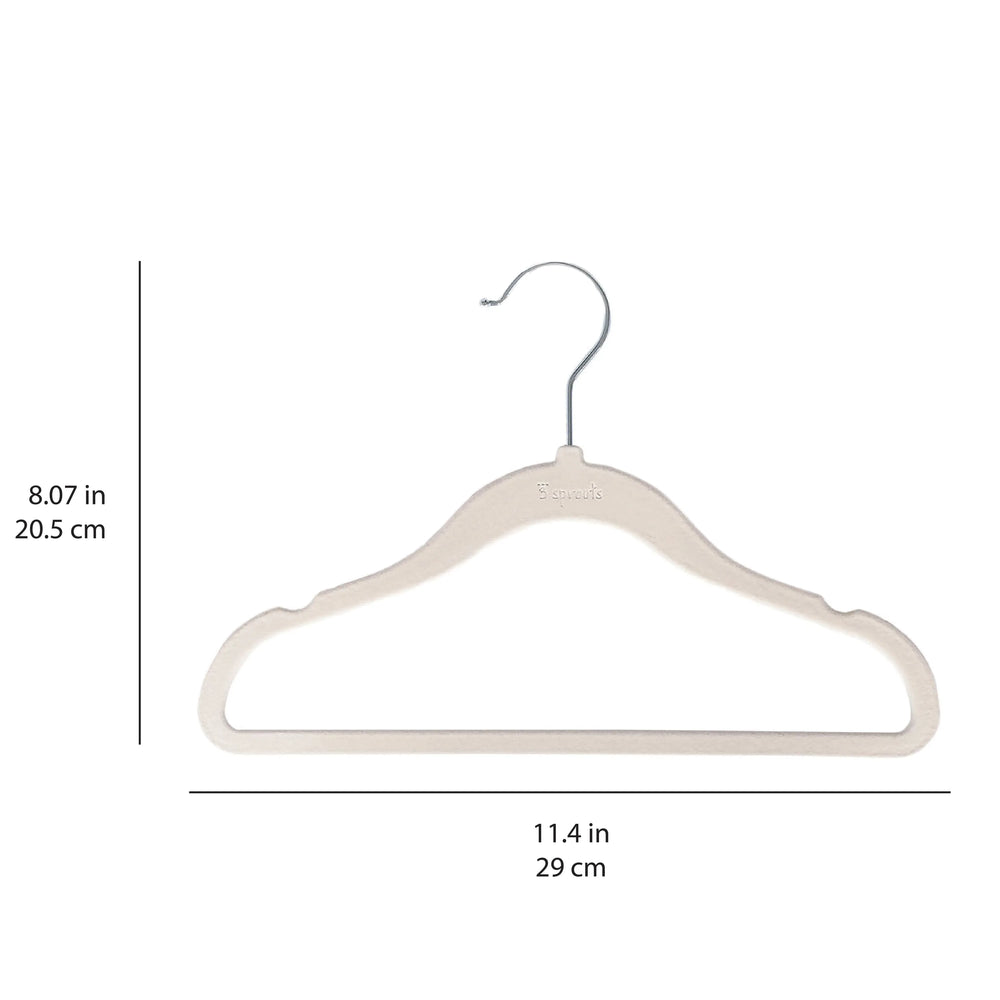 Velourbøjle (15 Stk.) – Creme – 3 Sprouts