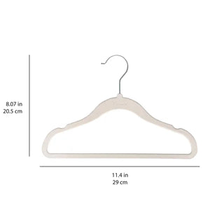 Velourbøjle (15 Stk.) – Creme – 3 Sprouts