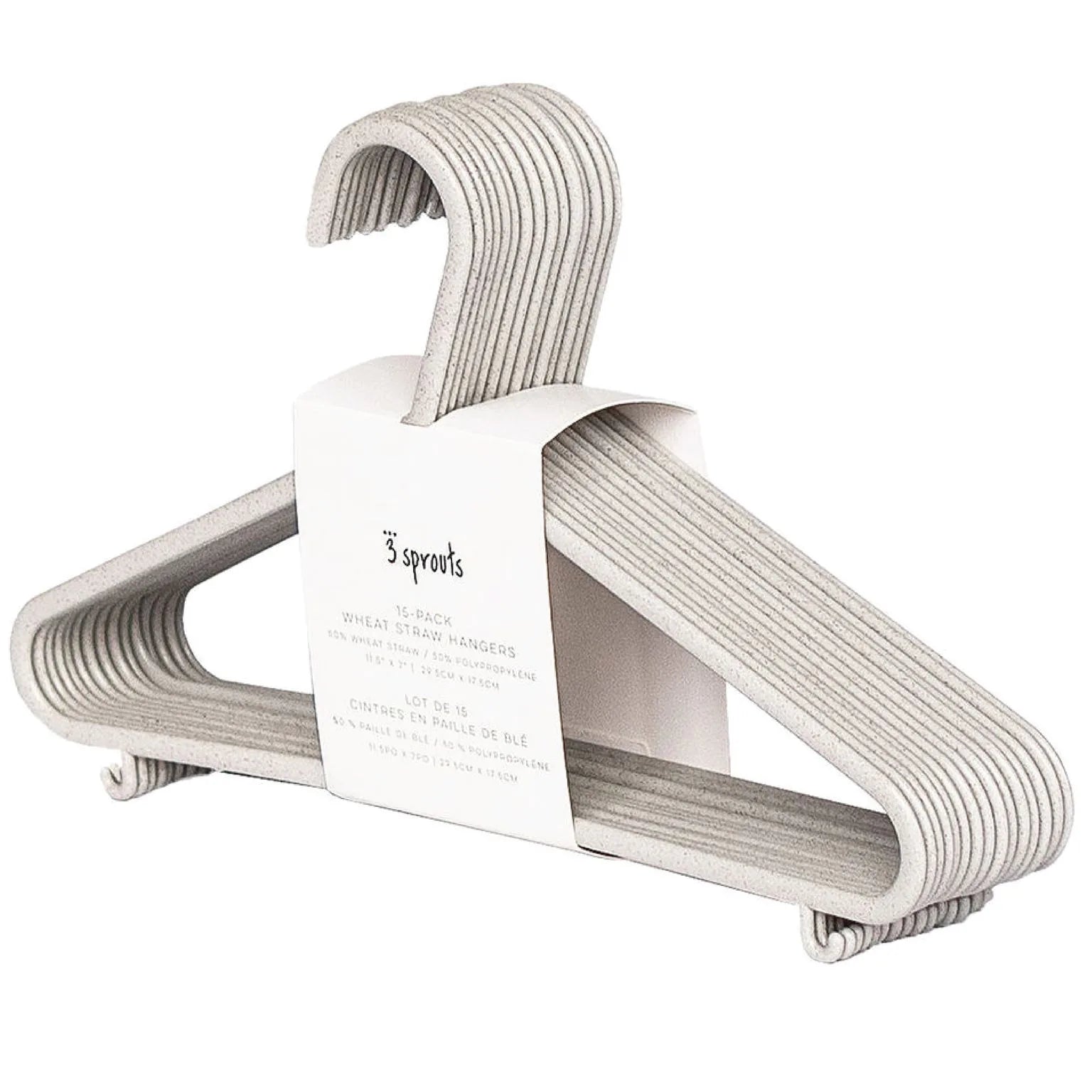 Bøjle I Hvede Halm (15 Stk.) – Grå – 3 Sprouts