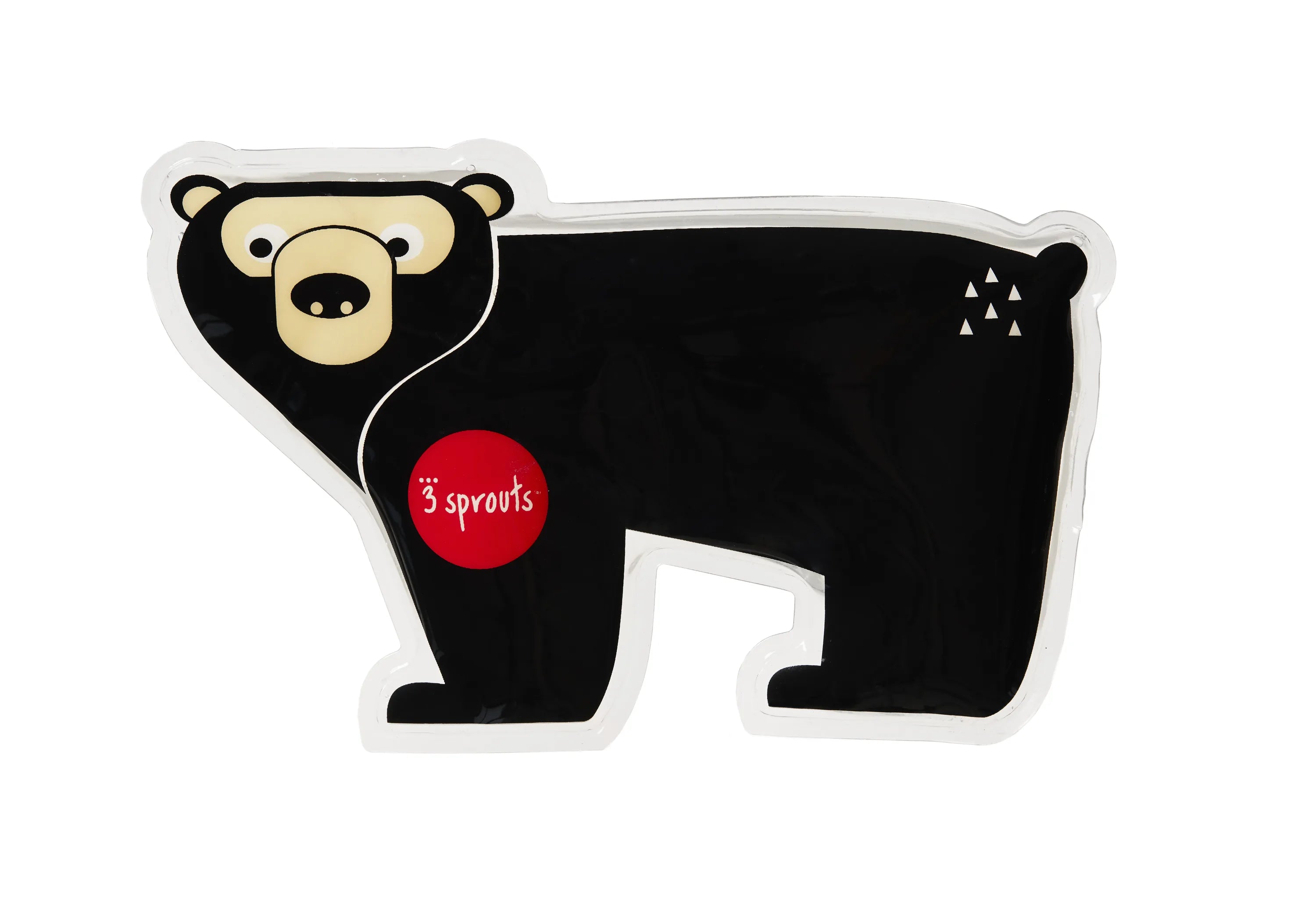 Ispose bjørn 18x11,5 cm - genanvendelig frysepose til madkøling, giftfri gel - 3 Sprouts