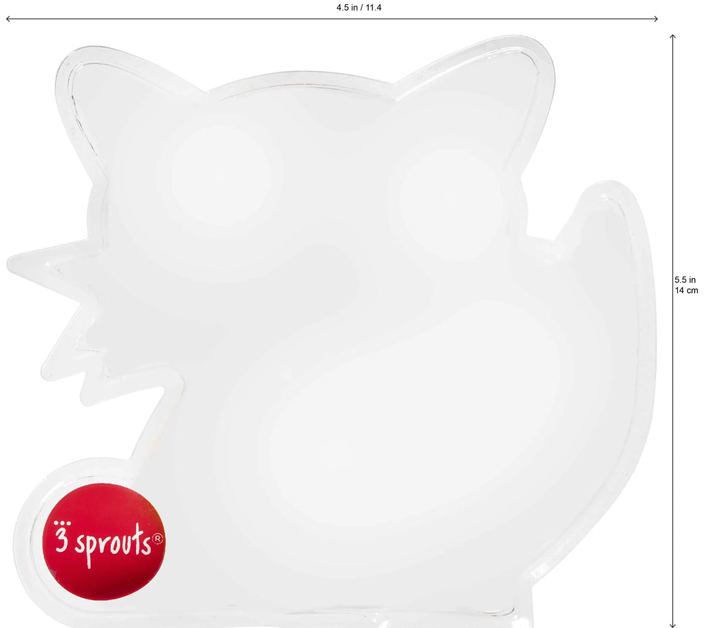 Ispose med ræv motiv – 18x11,5 cm, genanvendelig kølepakke – 3 Sprouts