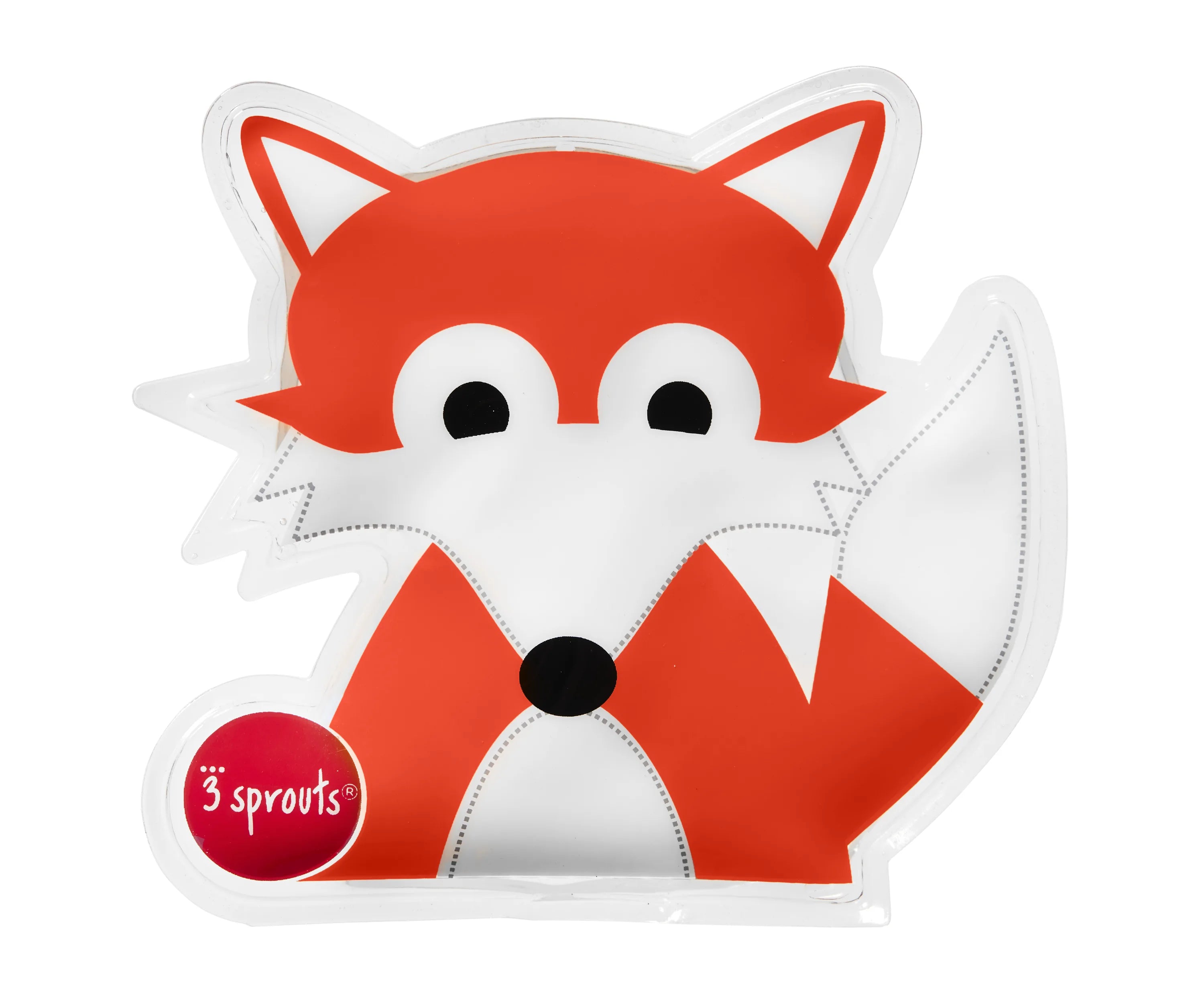 Ispose med ræv motiv – 18x11,5 cm, genanvendelig kølepakke – 3 Sprouts