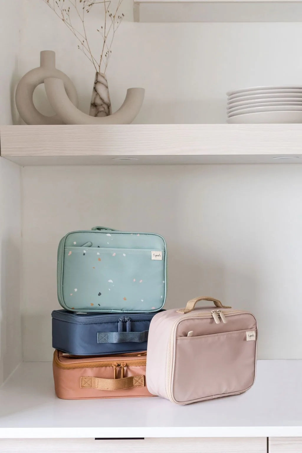 Taske Til Frokost Og Snack – Taupe – 3 Sprouts