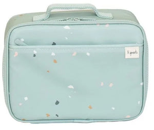 Taske Til Frokost Og Snack – Terrazzo, grøn – 3 Sprouts