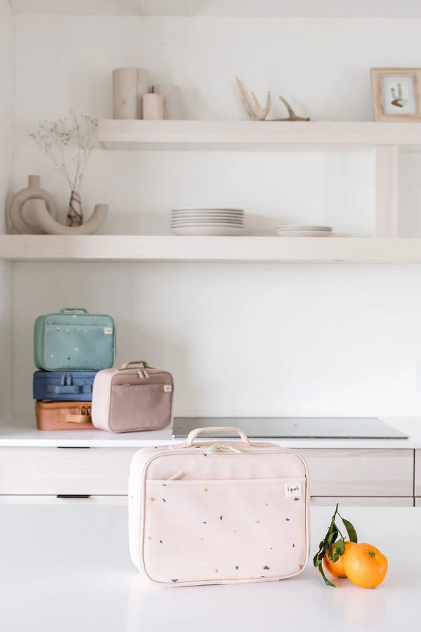 Taske Til Frokost Og Snack – Terrazzo, sand – 3 Sprouts