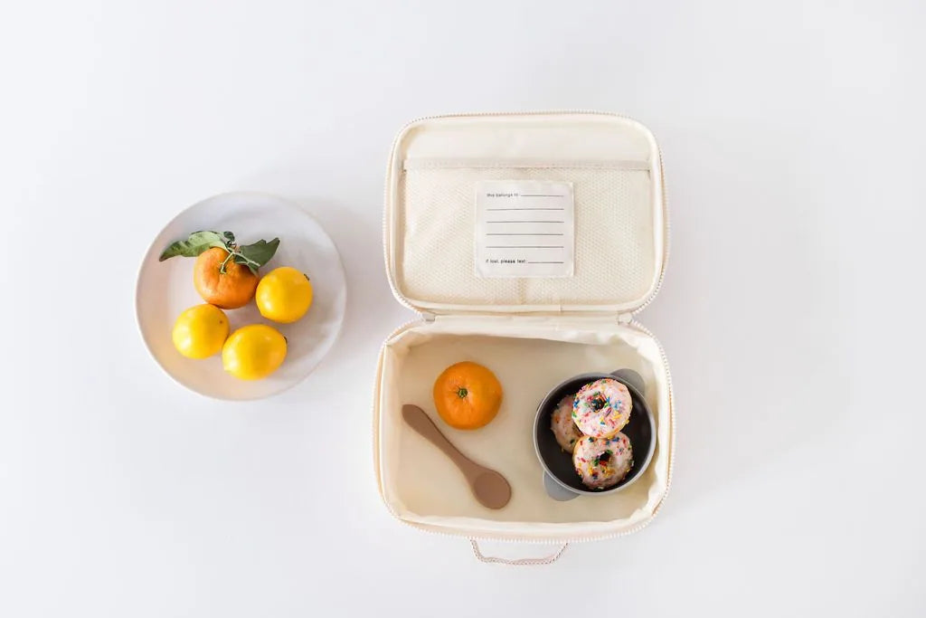 Taske Til Frokost Og Snack – Terrazzo, sand – 3 Sprouts