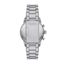 Fossil Sport Tourer Chronograph rustfrit stål lænke blå skive Men S ur Fs6047