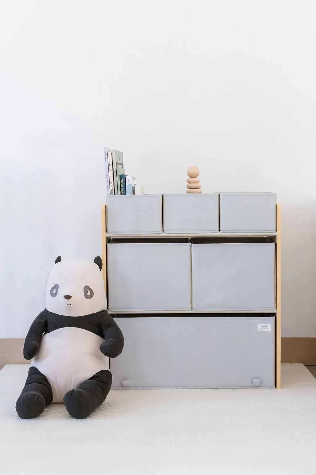 Opbevarigsmøbel I Børnehøjde – Grå – 3 Sprouts