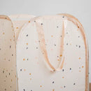 3 Sprouts Pop-up vasketøjskurv, Terrazzo beige