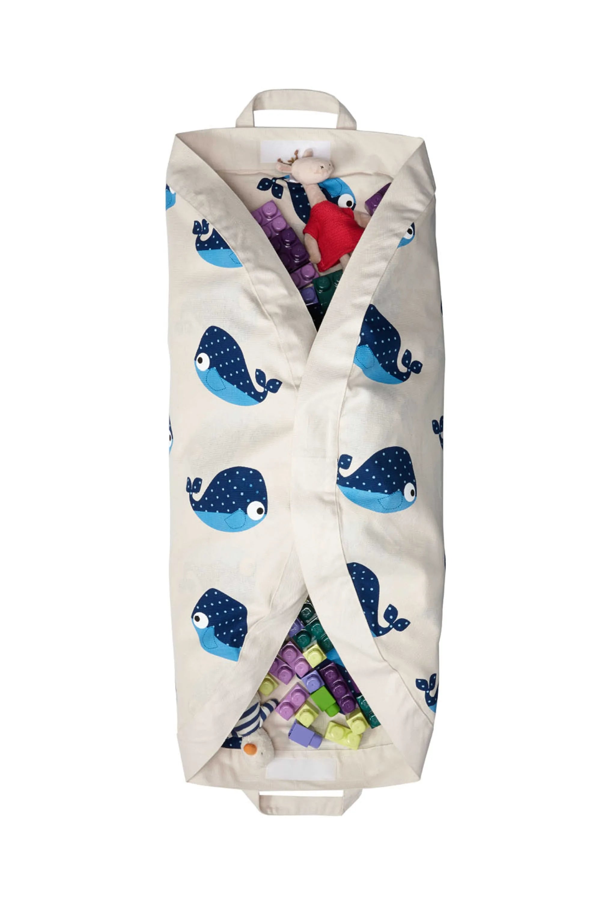 Legetæppe/Taske – Hval – 3 Sprouts