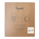 3 Sprouts Telt- og tunnel Sæt, Gingham beige