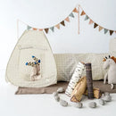 3 Sprouts Telt- og tunnel Sæt, Gingham beige