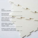 3 prouts Gulvpuslespil, Cream