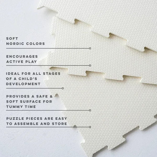 3 prouts Gulvpuslespil, Cream
