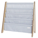 Bogreol Træ – Gingham blå – 3 Sprouts
