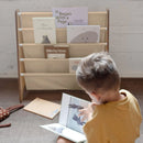 Bogreol Træ – Beige – 3 Sprouts