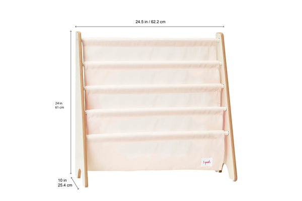 Bogreol dovendyr design til børneværelse 61x62x25 cm – 3 Sprouts