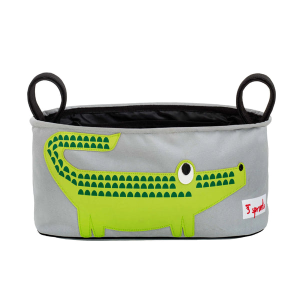 3 Sprouts Opbevaringskurv til klap- og barnevogn (Stroller organizer), Krokodille