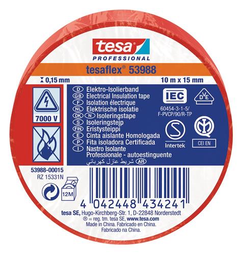 Tesa isoleringstape rød
