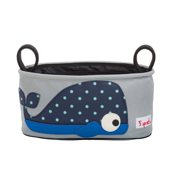3 Sprouts Opbevaringskurv til klap- og barnevogn (Stroller organizer), Hval