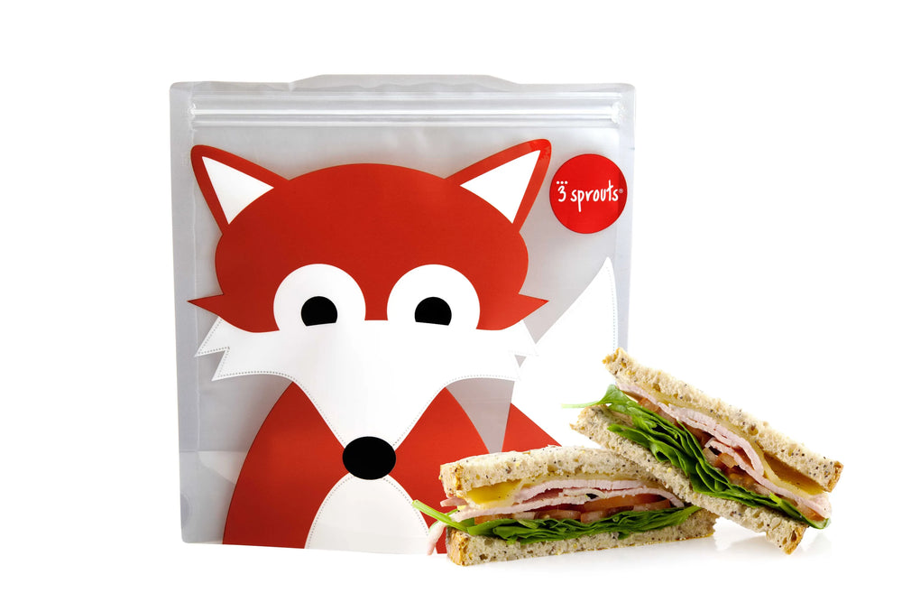 Sandwichpose (2 Stk.) – Ræv – 3 Sprouts