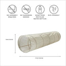 Legetunnel – Gingham, beige – 3 Sprouts