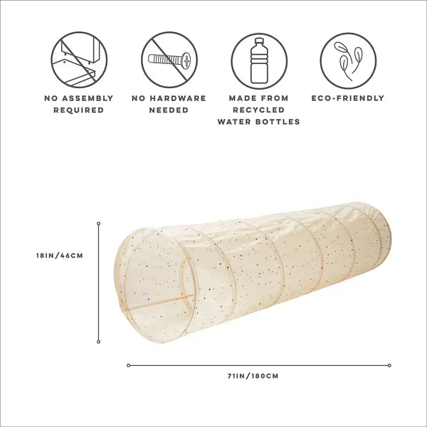 Legetunnel – Terazzo, beige – 3 Sprouts