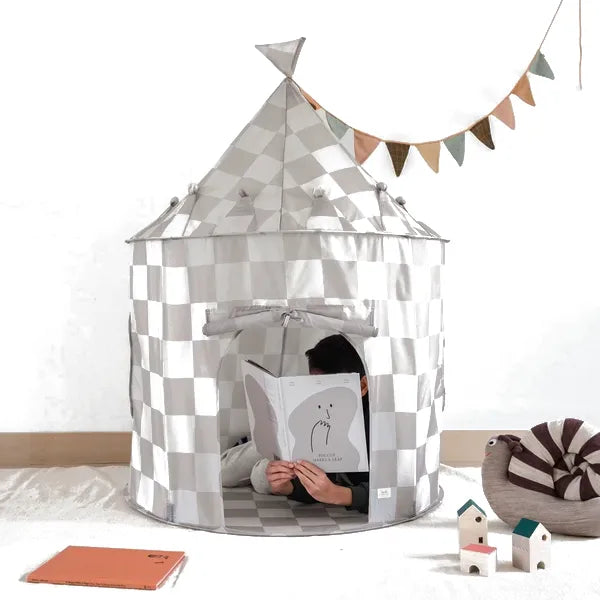 3 Prouts Legetelt – Checkerboard beige – 3 Sprouts