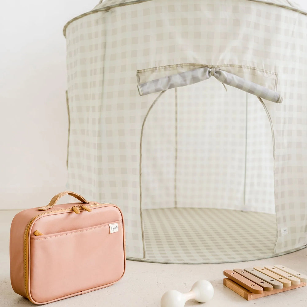 3 Prouts Legetelt – Gingham beige – 3 Sprouts