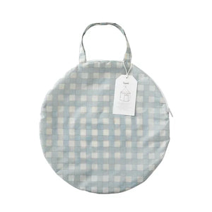 Legetelt – Gingham blå – 3 Sprouts