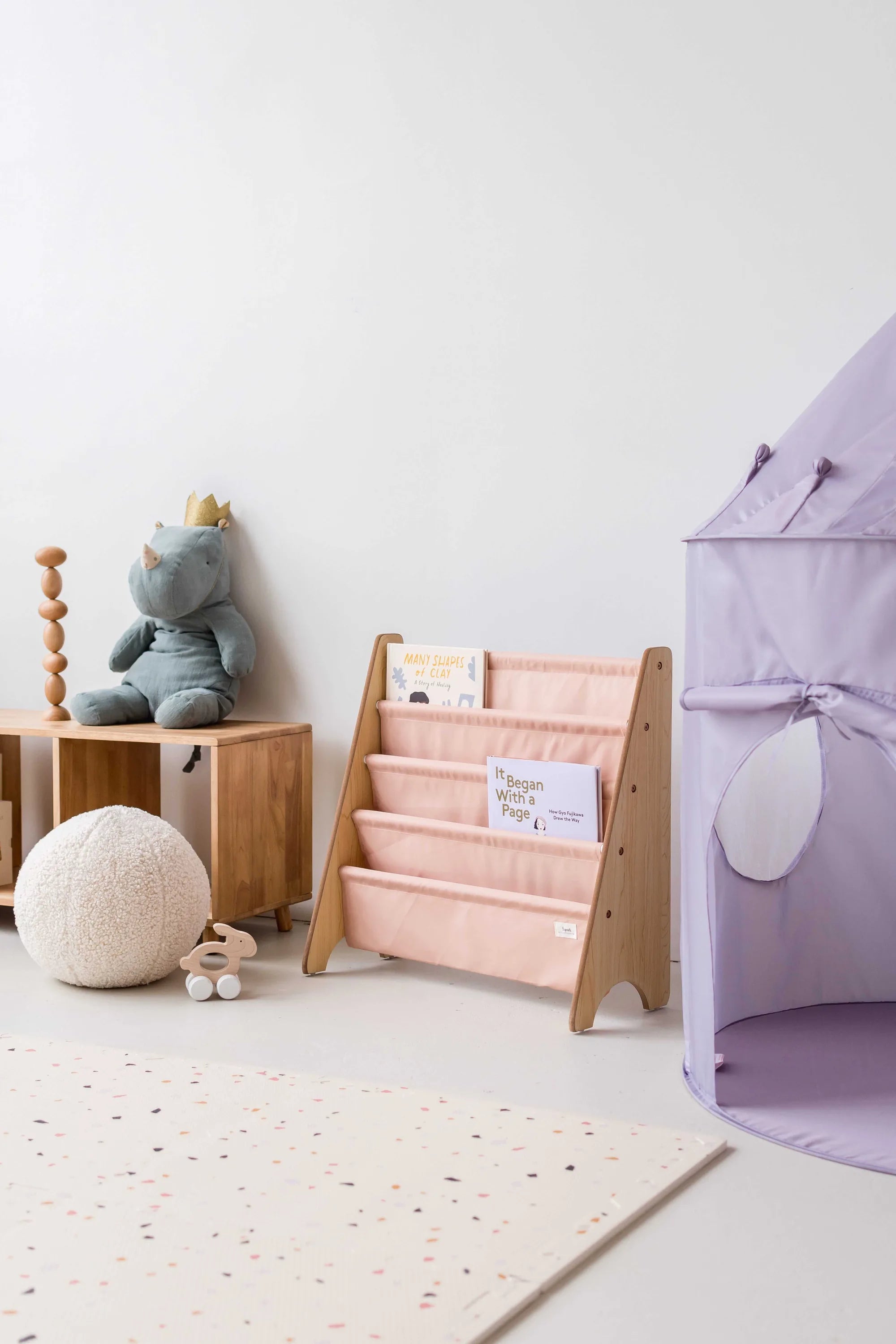 Legetelt – Lys lilla – 3 Sprouts