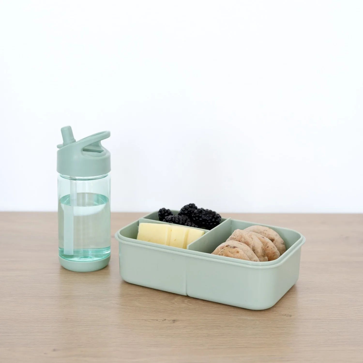 Drikkedunk 0,35 l grøn Tritan med sugerør – 3 Sprouts