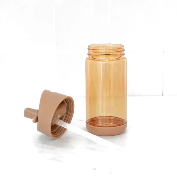 Drikkedunk 0,35 l med sugerør, Tritan rust — 3 Sprouts