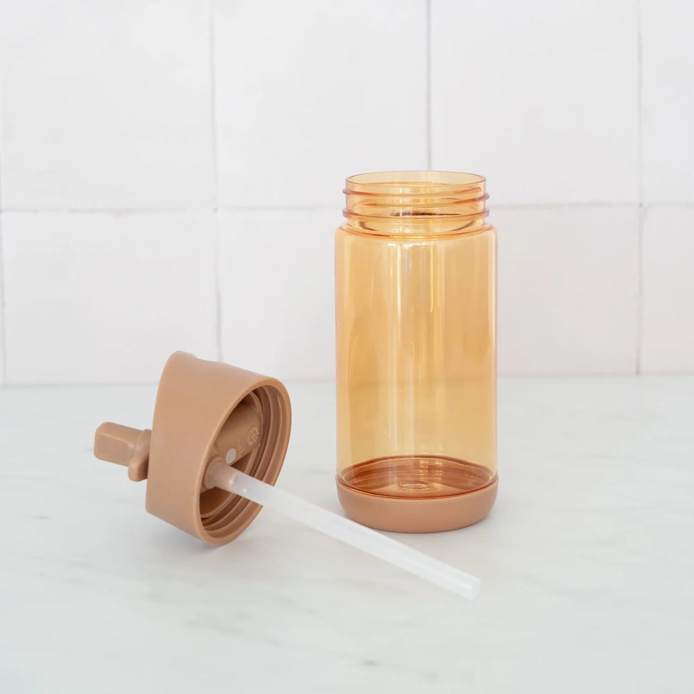 Drikkedunk 0,35 l med sugerør, Tritan rust — 3 Sprouts