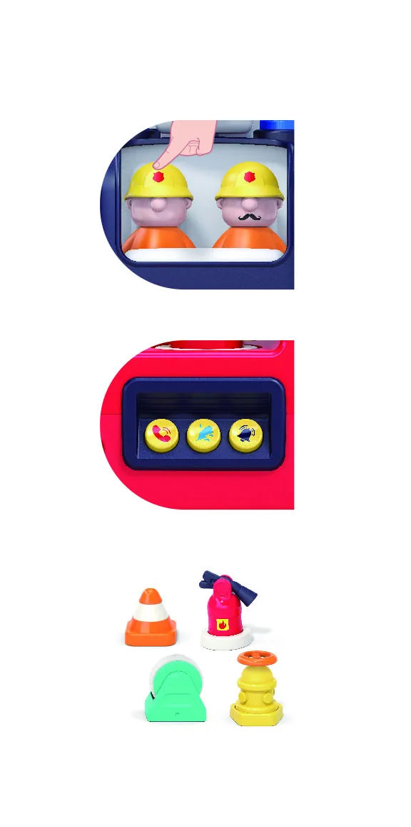 Brandbil Med Lys – musik og bevægelse – Kinder and Kids