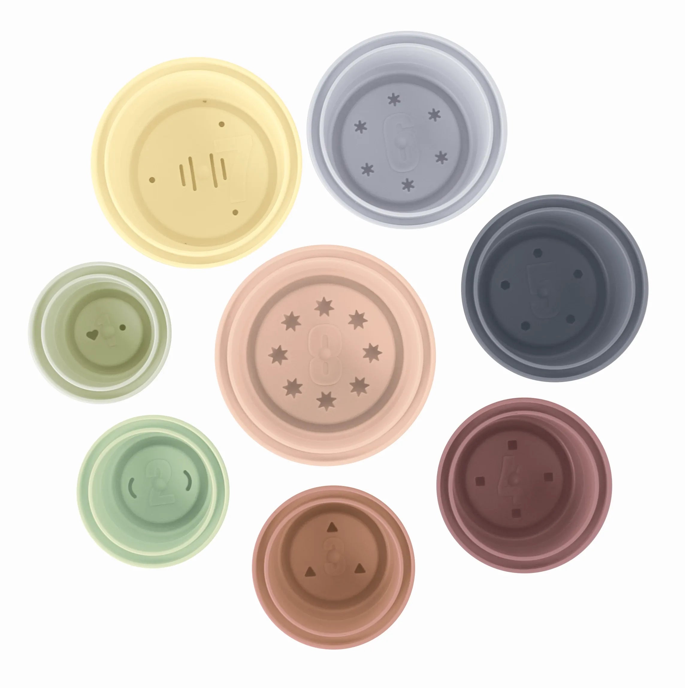 Bioplast Badelegetøj Stablekop Med Hul (8 Stk.) – Kinder and Kids