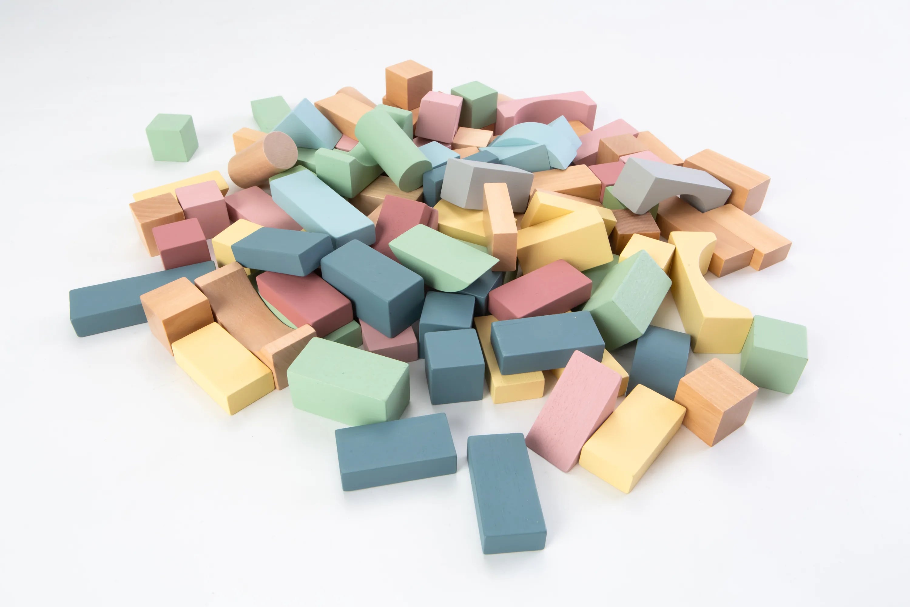 Byggeklodser (100 Stk.) Træ – Kinder and Kids