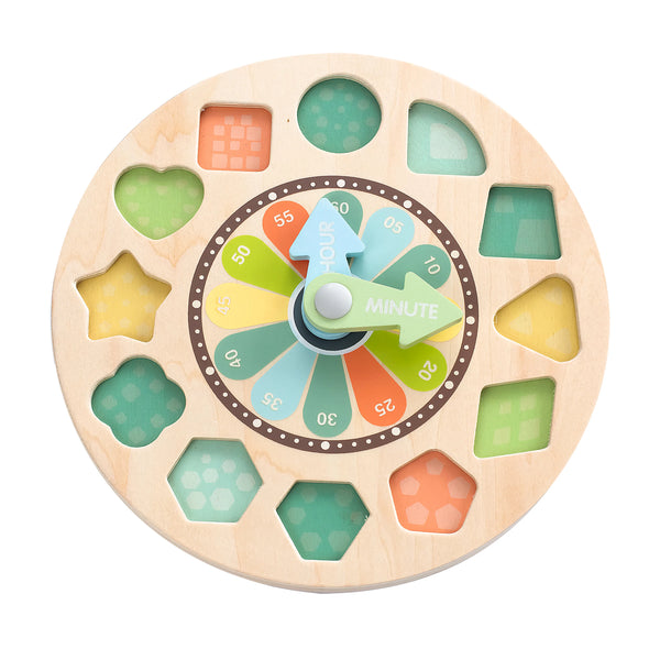 Lærings Ur Med Selvlysende Tal Træ – Kinder and Kids