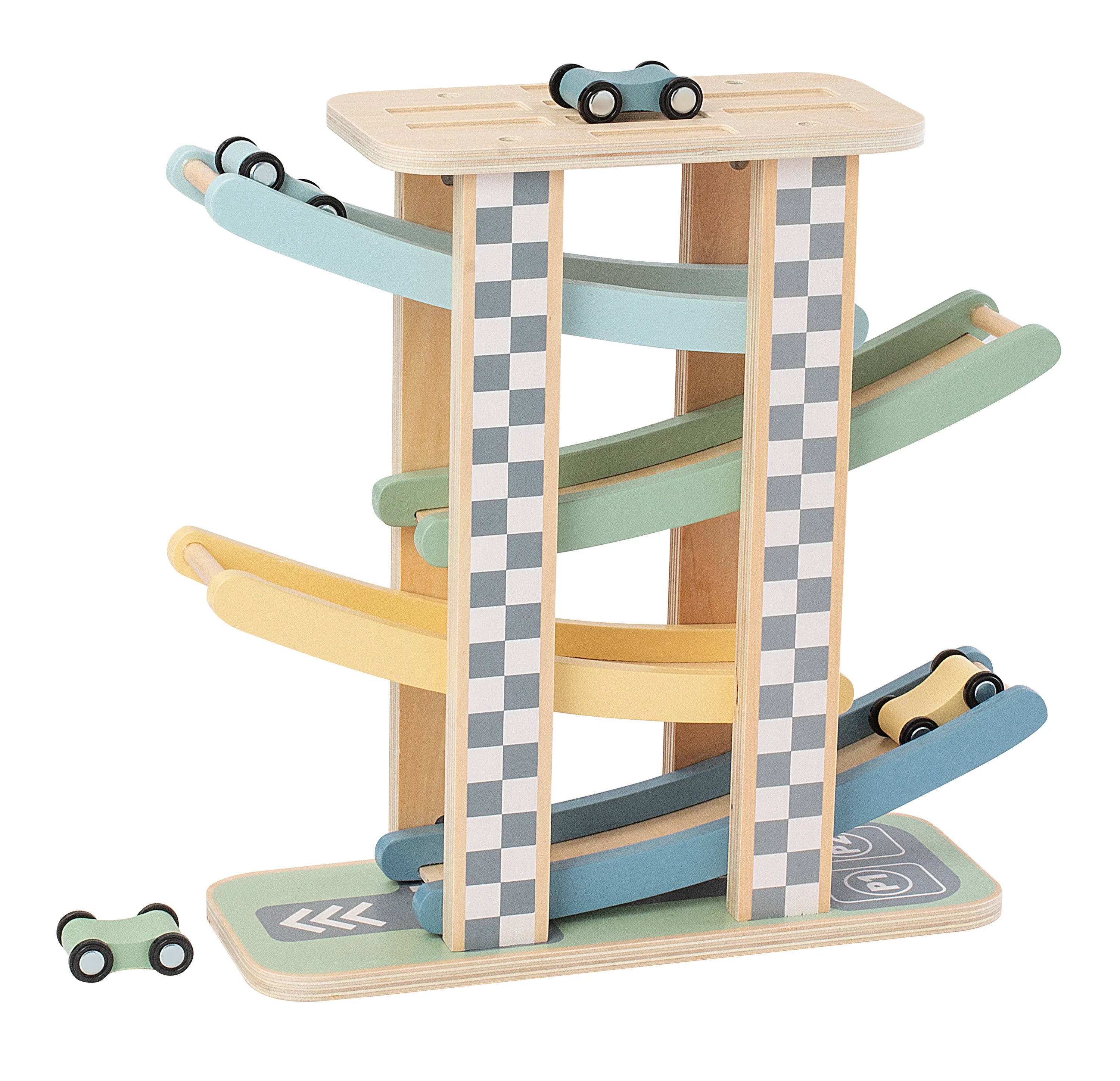 Bilbane Med Biler (4 Stk.) – Kinder and Kids