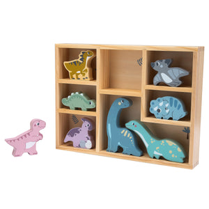 Dinosaur I Trækasse (8 Stk.) – Kinder and Kids