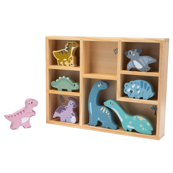 Dinosaur I Trækasse (8 Stk.) – Kinder and Kids