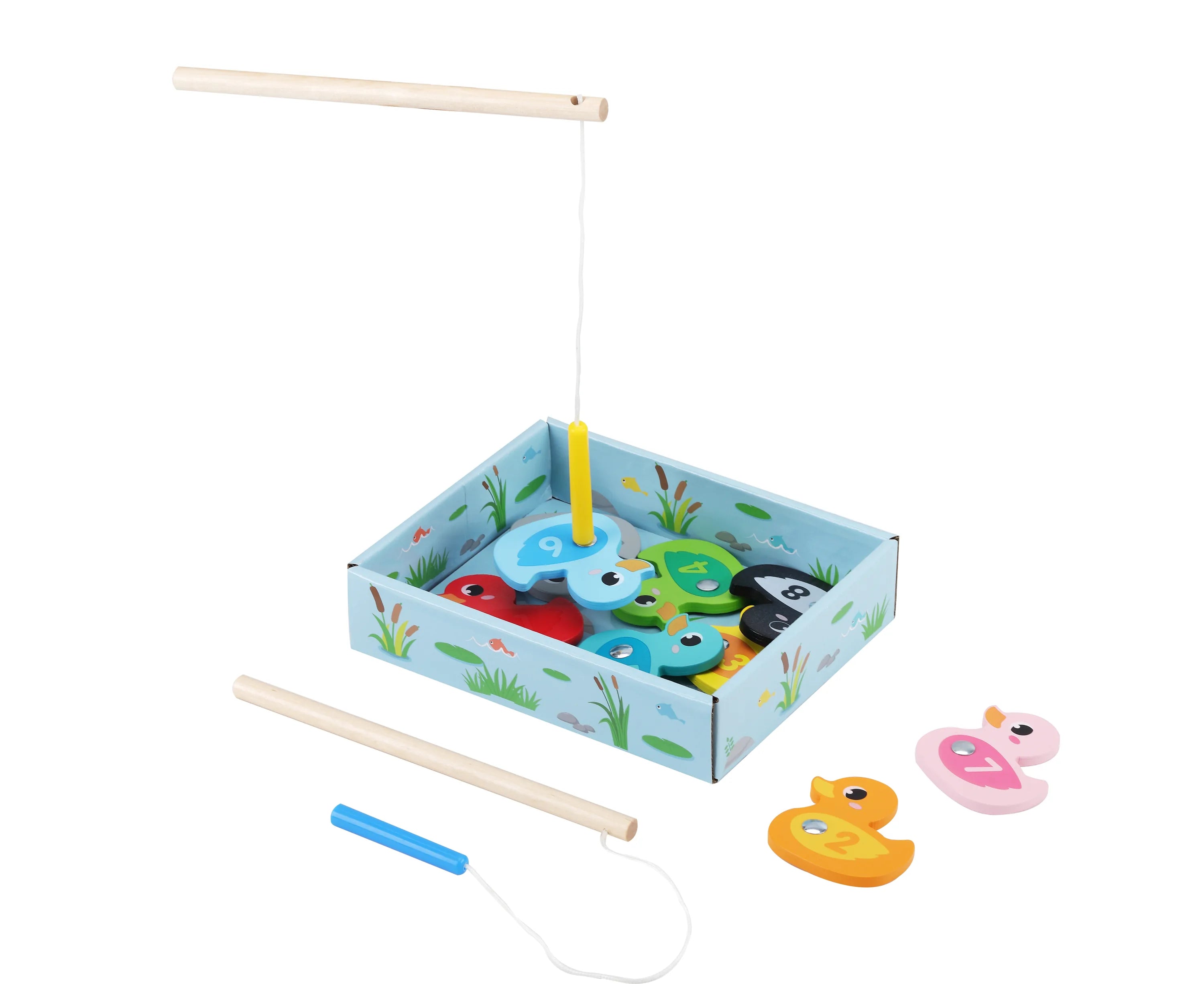 Fiskespil Træ – And – Kinder and Kids