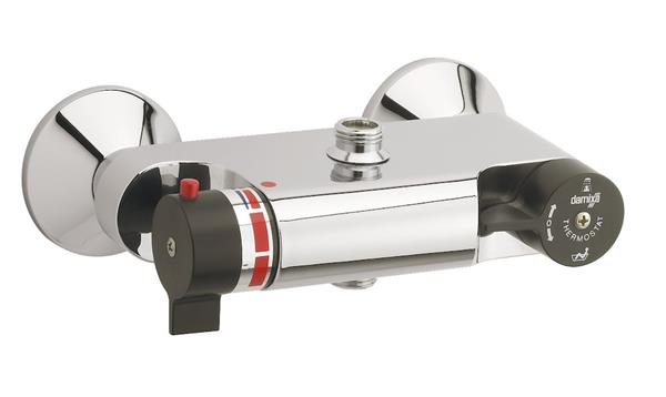 Damixa TMC kar- og brusetermostat spejlvendt