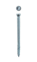 Befæstelsesskrue 7,5mm TX30 42mm cylindrisk elgalvaniseret betonskrue 100 stk - Expandet