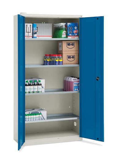 Blika KS-1 kemikalieskab m/4 galv hylder
