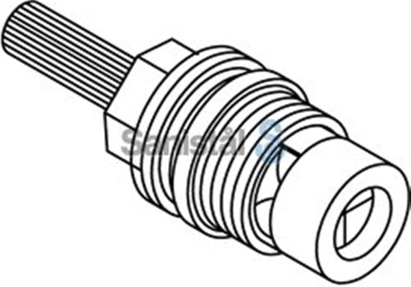 Damixa afspærringsventil keramik