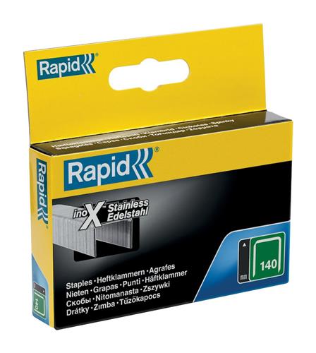 Rapid 140 bredtrådsklamme rustfri, 10mm