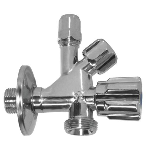 Cimberio kombiventil til opvaske- og vaskemaskine dobbelt nippel/nippel