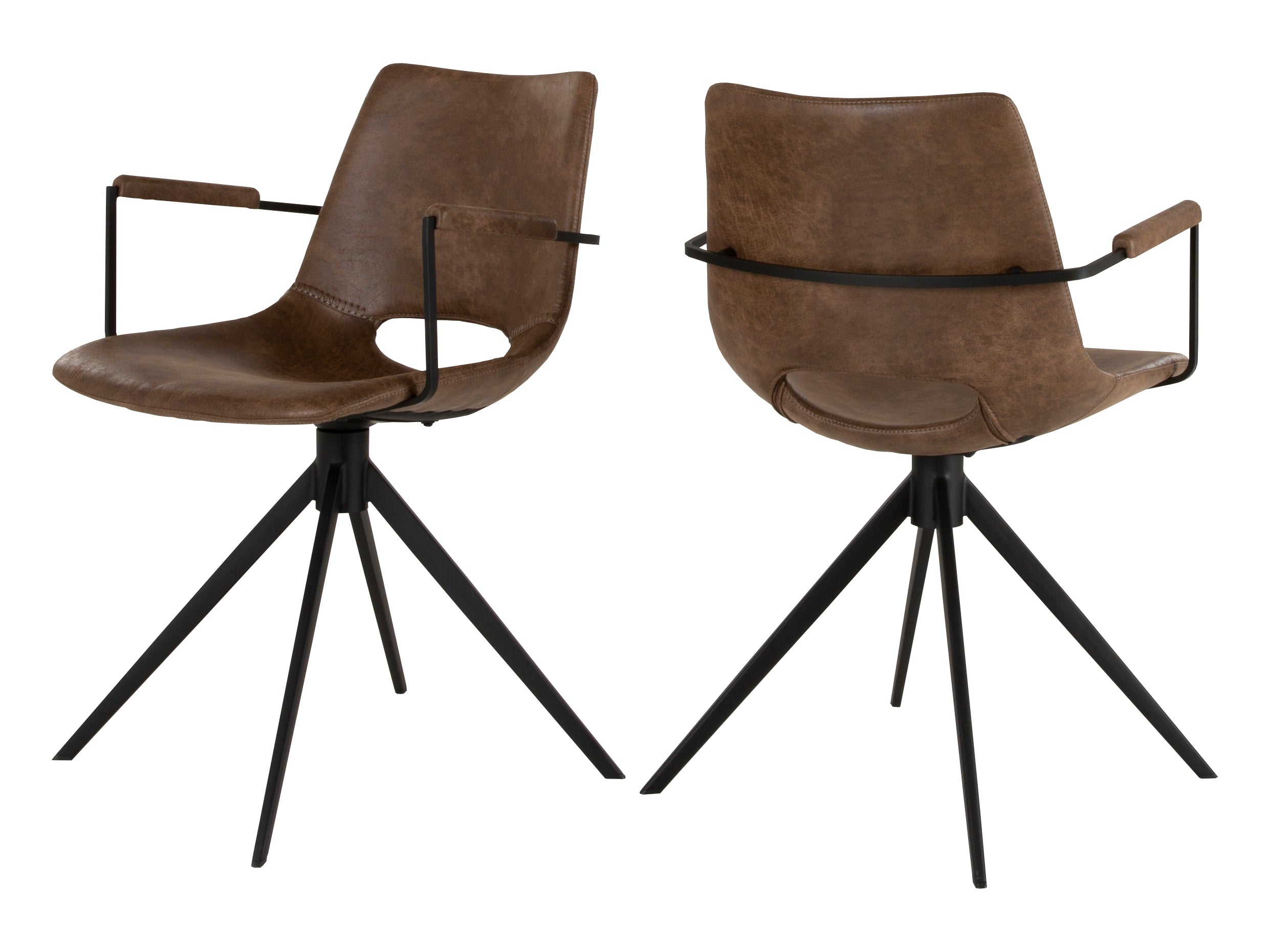 Krabben med drejefod og armlæn