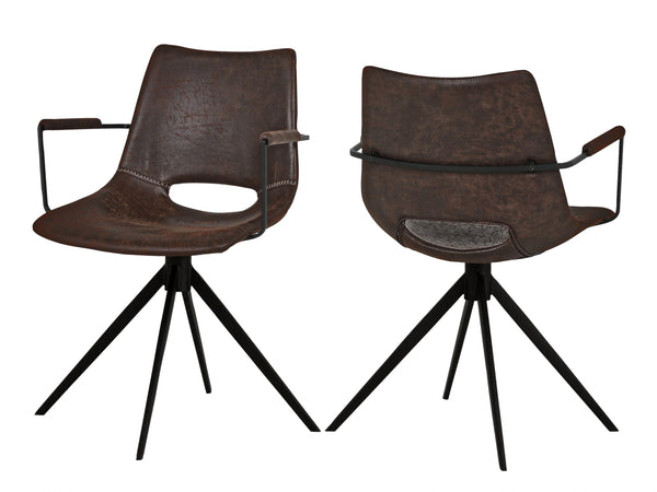 Krabben med drejefod og armlæn